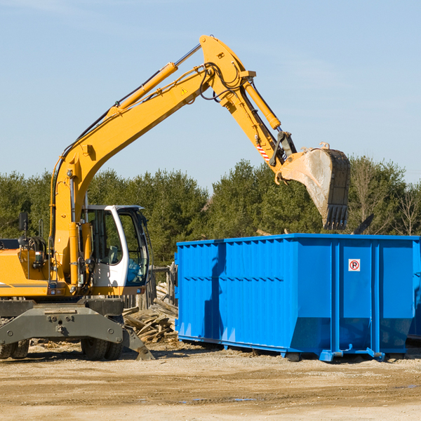 what are the rental fees for a residential dumpster in Decker